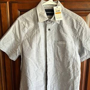 Calvin Klein Men's Gray Short Sleeve Shirt